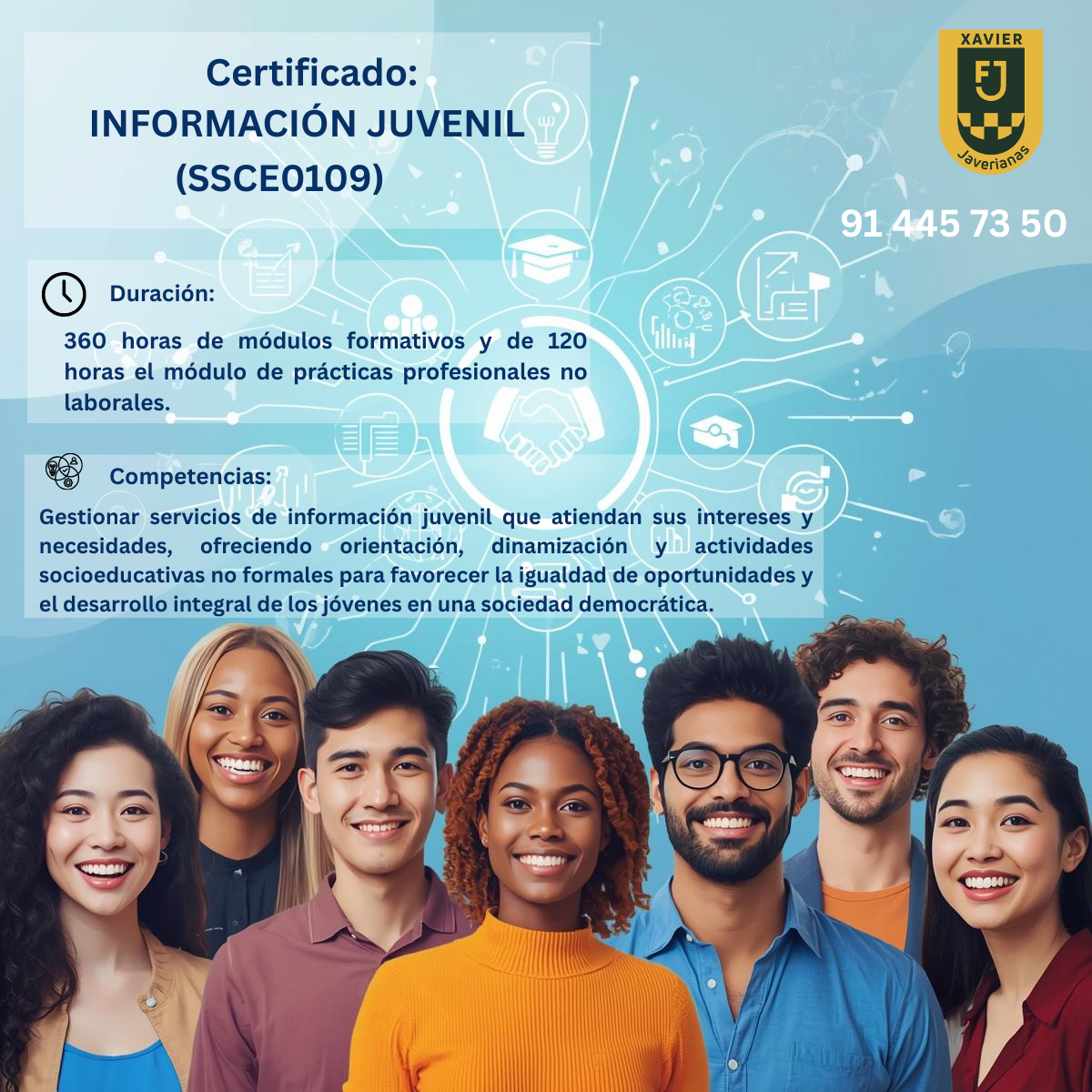 360 horas de módulos formativos y de 120 horas el módulo de prácticas profesionales no laborales. (1)